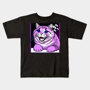 laughing cat Kids T-Shirt